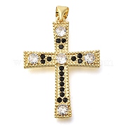 Подвески из латуни с прозрачным фианитом KK-M101-05G-03