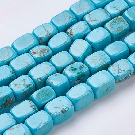Бусины из натурального магнезита TURQ-K003-11C-1