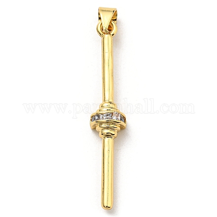Латунь с подвесками из фианита KK-K341-31G-01-1