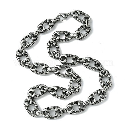 Ожерелья из нержавеющей стали 304 NJEW-C050-03AS-1