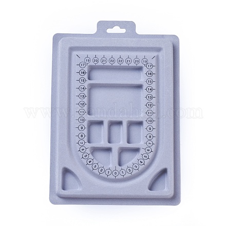 Пластиковые флокированные дизайнерские доски из бисера ODIS-L003-05-1