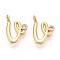 Brass Micro Pave Cubic Zirconia Charms, Long-Lasting Plated, Nickel Free, Real 18K Gold Plated, Letter, Letter V, 12.5x8.5~9x3.5mm, Hole: 1.8mm