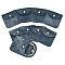 NBEADS 20 Pcs Velvet Jewelry Pouches with Snap Button, Gray Color Velvet Jewelry Storage Bags Luxury Gift Bag for Candy Gift and Jewelry Necklace Bracelet Packing, 8x7.9cm