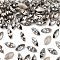 Preciosa® MAXIMA Crystal Fancy Stones, Czech Crystal, 435 14 615 Navette(Horse Eye), Dura Foiling, 00030 279 Velvet, 15x7mm