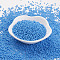 TOHO Japanese Seed Beads, Round, (43D) Opaque Cornflower, 11/0, 2x1.5mm, Hole: 0.5mm, about 42000pcs/pound
