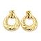 Brass Pendants, Cadmium Free & Lead Free, Teardrop, Real 16K Gold Plated, 32mm, Hole: 5.5x2.5mm