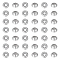 201 Stainless Steel Beads, with Rubber Inside, Slider Beads, Rondelle, Stainless Steel Color, 10x4.5mm, Hole: 3mm, 50pcs/box