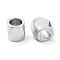 Non-Tarnish 201 Stainless Steel Beads, Cube, Stainless Steel Color, 3x3x3mm, Hole: 2mm