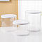 Clear Plastic Tall Cake Boxes, Bakery Cake Box Container, Column with Lids Suitable for 8 Inch 3 Tier Cake, White, 260x310mm