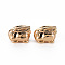 Brass Beads, Nickel Free, Rabbit, Real 18K Gold Plated, 9.5x13.5x9mm, Hole: 1.8mm