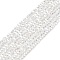 Transparent Glass Beads, 32 Facets, AB Color Plated, Round, Clear, 3.5x3mm, Hole: 1mm, about 163~166pcs/strand, 50~51cm