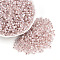 Glass Seed Beads, Inside Colours, Bicone, Antique White, 4.5x3.5mm, Hole: 1.4mm, 6425pcs/pound