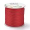 Polyester Braided Cords, for Jewelry Making Beading Crafting, Red, 1.5mm, about 21.87 yards(20m)/roll