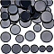 BENECREAT 33Pcs Black Book Binding Discs, 0.6