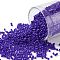 TOHO Round Seed Beads, Japanese Seed Beads, (48) Opaque Navy Blue, 15/0, 1.5mm, Hole: 0.7mm, about 15000pcs/50g