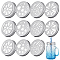 AHANDMAKER 32 Pcs Mason Can Jar Lids 4 Styles Flower/Snowflake/Spider Web Canning Lids for Mason Aluminium Hollow Candle Lids for Mason, Ball, Canning Jar