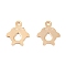 201 Stainless Steel Charms, Laser Cut, Penguin, Real 18k Gold Plated, 12.5x10x0.7mm, Hole: 1.4mm