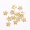 304 Stainless Steel Charms, Star, Golden, 5.5x6x1mm, Hole: 1mm