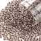 TOHO Round Seed Beads, Japanese Seed Beads, (1071) Dusty Mauve Lined Crystal Luster, 8/0, 3mm, Hole: 1mm, about 222pcs/bottle, 10g/bottle