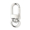 Non-Tarnish 304 Stainless Steel Swivel Clasps, Swivel Snap Hook, Stainless Steel Color, 36x14x6mm, Hole: 8x7mm