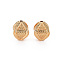 Brass Beads, Nickel Free, Cones, Real 18K Gold Plated, 10x8x8mm, Hole: 1.5mm