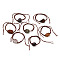 Adjustable Nylon Cord Braided Bead Bracelet Sets, with Natural Sodalite & Quartz Crystal & Red Aventurine & Green Aventurine & Tiger Eye & Amethyst & Red Jasper Beads, Tumbled Stone, Nuggets, Inner Diameter: 2~3-1/2 inch(5.1~9cm), 7pcs/set