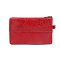 DIY Imitation Leather Change Purse Making Kits, including Fabric, Zipper, FireBrick, 8x12x1cm
