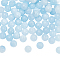 2 Strands Natural Chalcedony Beads Strands, Imitation Aquamarine, Dyed & Heated, Round, 10mm, Hole: 1mm, about 37~38pcs/strand, 14.96~15.35 inch(38~39cm)