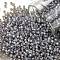 TOHO Round Seed Beads, Japanese Seed Beads, (PF2115) PermaFinish Black Diamond Opal Silver Lined, 8/0, 3mm, Hole: 1mm, about 1111pcs/50g