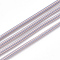 Two Tone Elastic Cord, with Nylon Outside and Rubber Inside, Pink, 2mm, about 100yard/bundle(300 feet/bundle)