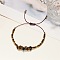 Natural Mixed Stone Adjustable Bracelets, Chip
