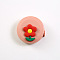 Catoon Flower Metric & Imperial Soft Tape Measure, for Body, Sewing, Tailor, Clothe, Dark Salmon, 5cm, Tape Length: 150cm(4.92 feet)