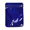 Plastic Packaging Yin-yang Zip Lock Bags, Top Self Seal Pouches, Rectangle, Dark Blue, 11.8x8.9x0.02cm, Unilateral Thickness: 2.5 Mil(0.065mm)
