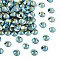Preciosa® MAXIMA Crystal No Hotfix Flatback Stones, Czech Crystal, Dura Foiling, Round(438 11 615 Chaton Rose), 40080 200 Light Graphite AB, SS16(3.8~4mm)