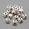 Food Grade Eco-Friendly Silicone Beads, Horizontal Hole, DIY Necklaces Making, Letter Style, Cube, Letter.P, 12x12x12mm, Hole: 2mm