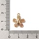 Латунные микро проложить кубического циркония подвески KK-C062-107G-3