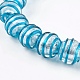 Ручная серебряная фольга стеклянные бусины Lampwork FOIL-G027-01B-2