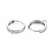 Латунные серьги-обручи KK-S364-158-3