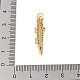 Латунные микро проложить кубического циркония подвески KK-E111-39G-02-3