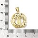 Латунные микро проложить кубического циркония подвески KK-C090-35G-06-3