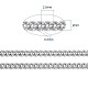 Латунные витой цепочки CHC-S095-P-NF-6