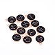Подвески из эмали и сплава ENAM-WH0047-50G-B-3