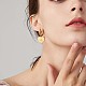 Серьги-кольца из нержавеющей стали в форме сердца и солнца для женщин JE921A-5