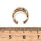 Серьги-каффы из латуни с прозрачным кубическим цирконием EJEW-Q025-03B-G-2