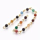 Handmade природных агат бисером цепи AJEW-JB00448-02-2