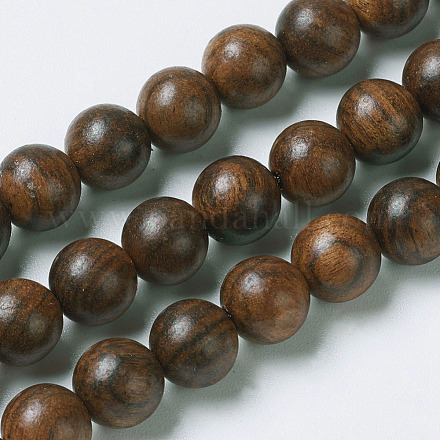 Природных шарики древесины WOOD-J001-01-6mm-1