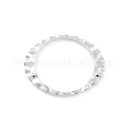 Латунные текстурированные полые овальные звенья KK-M288-11S-1