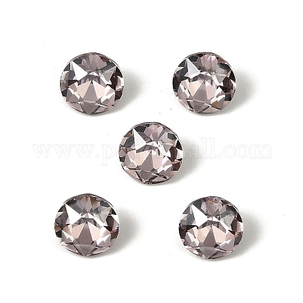 Стеклянные стразы кабошоны GLAA-A018-8mm-001GK-1