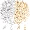 UNICRAFTALE about 120pcs 2 Colors Guitar and Musical Note Charms 201 Stainless Steel Hollow Musical Instruments Shape Pendants Hypoallergenic Metal Charms for DIY Jewellery Making