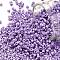 Cylinder Seed Beads, Opaque Colours Luster, Uniform Size, Medium Slate Blue, 2x1.5mm, Hole: 0.8mm, about 40000pcs/bag, about 450g/bag